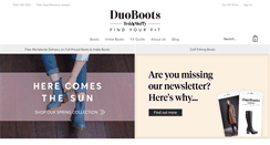 Desktop Screenshot of duoboots.com